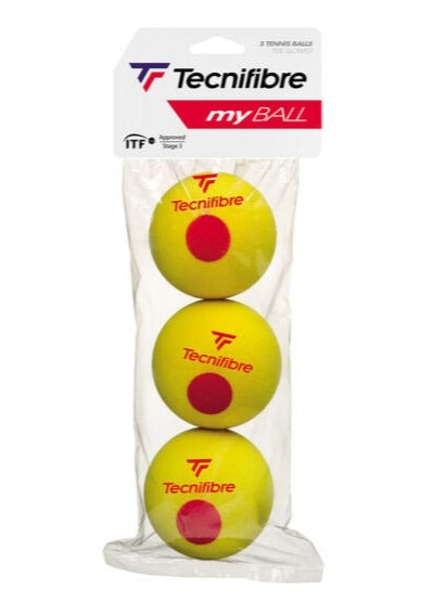 My Ball Tennis Foam Balls X 3