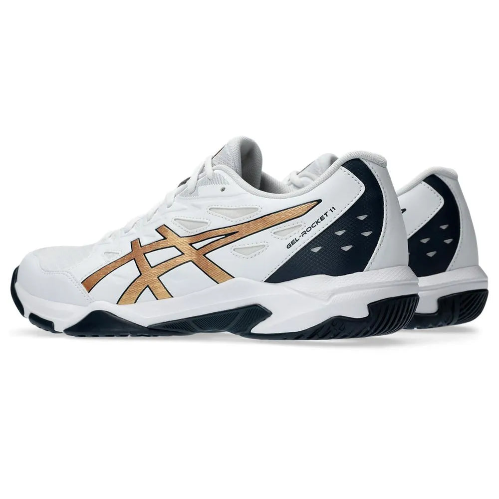 GEL-ROCKET 11 WHITE/PURE GOLD (Pista dura)