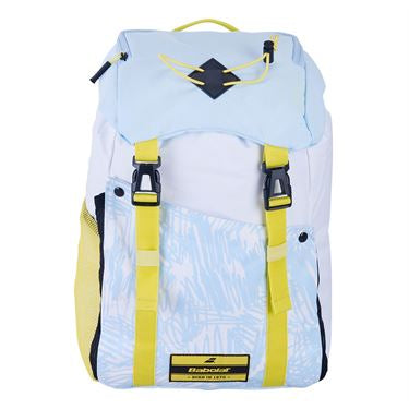 Junior Classic Tennis Backpack White Blue