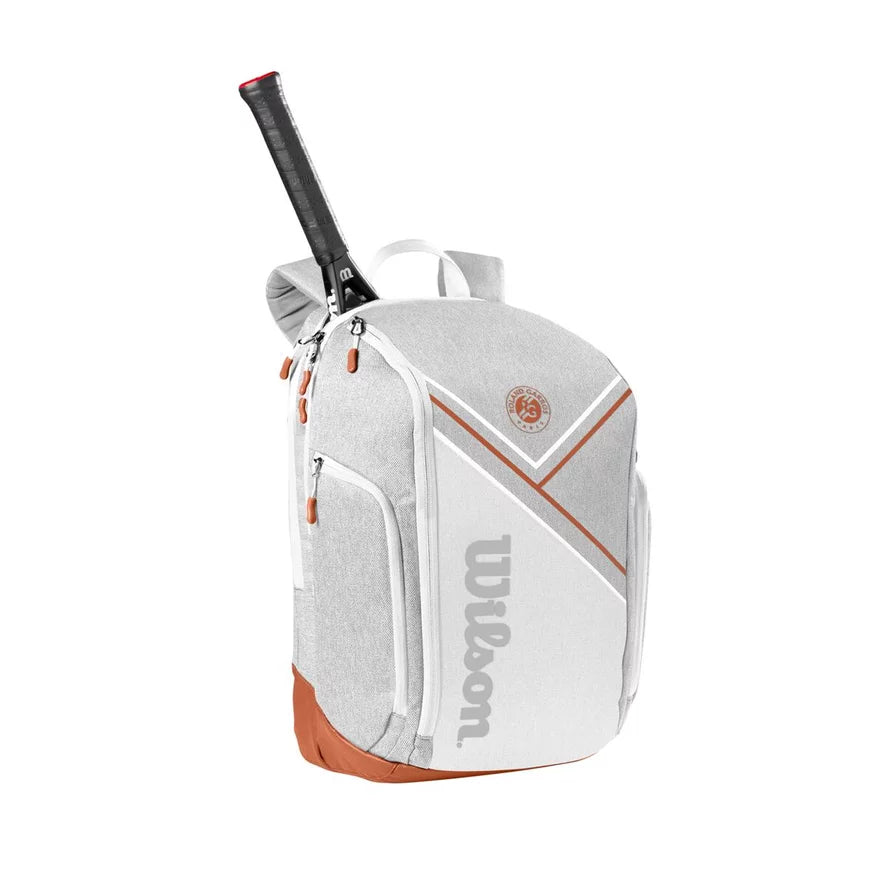 Wilson x Roland-Garros Backpack Tour racket bag - Ecru